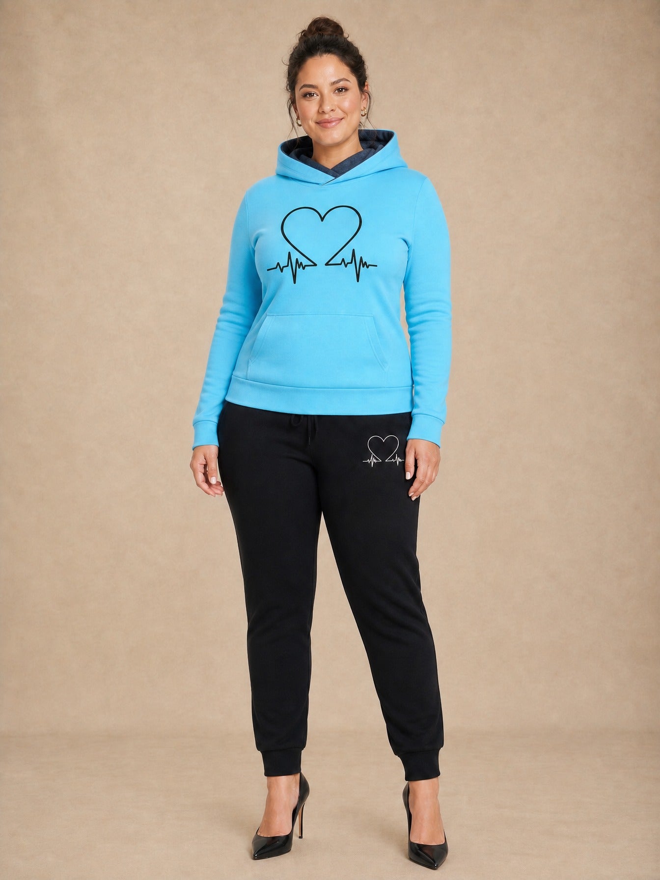 Marcia Heartbeat Tracksuit Set