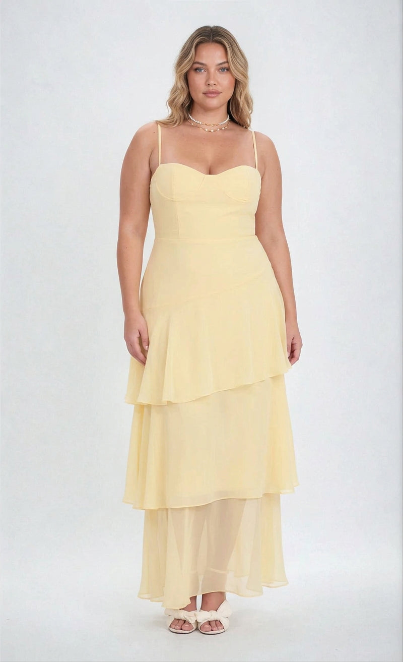 Soleria Ruffle Maxi Dress