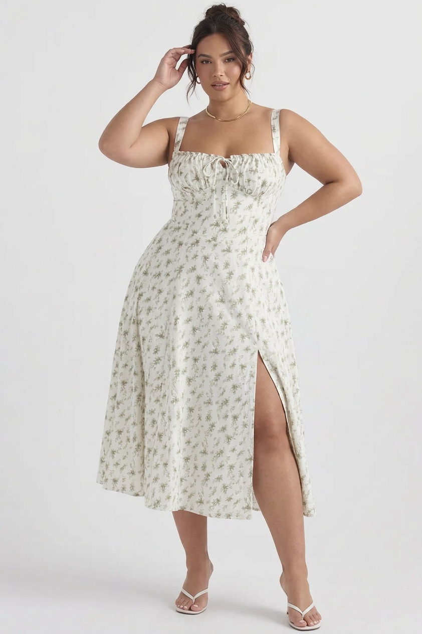 Amélie Corset Midi Dress