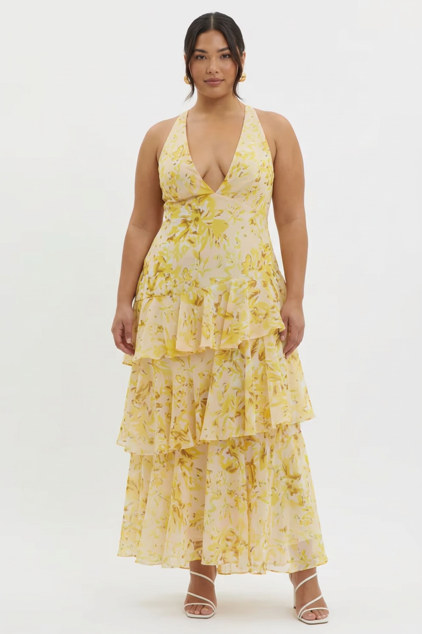 Dorotea Tiered Maxi Dress