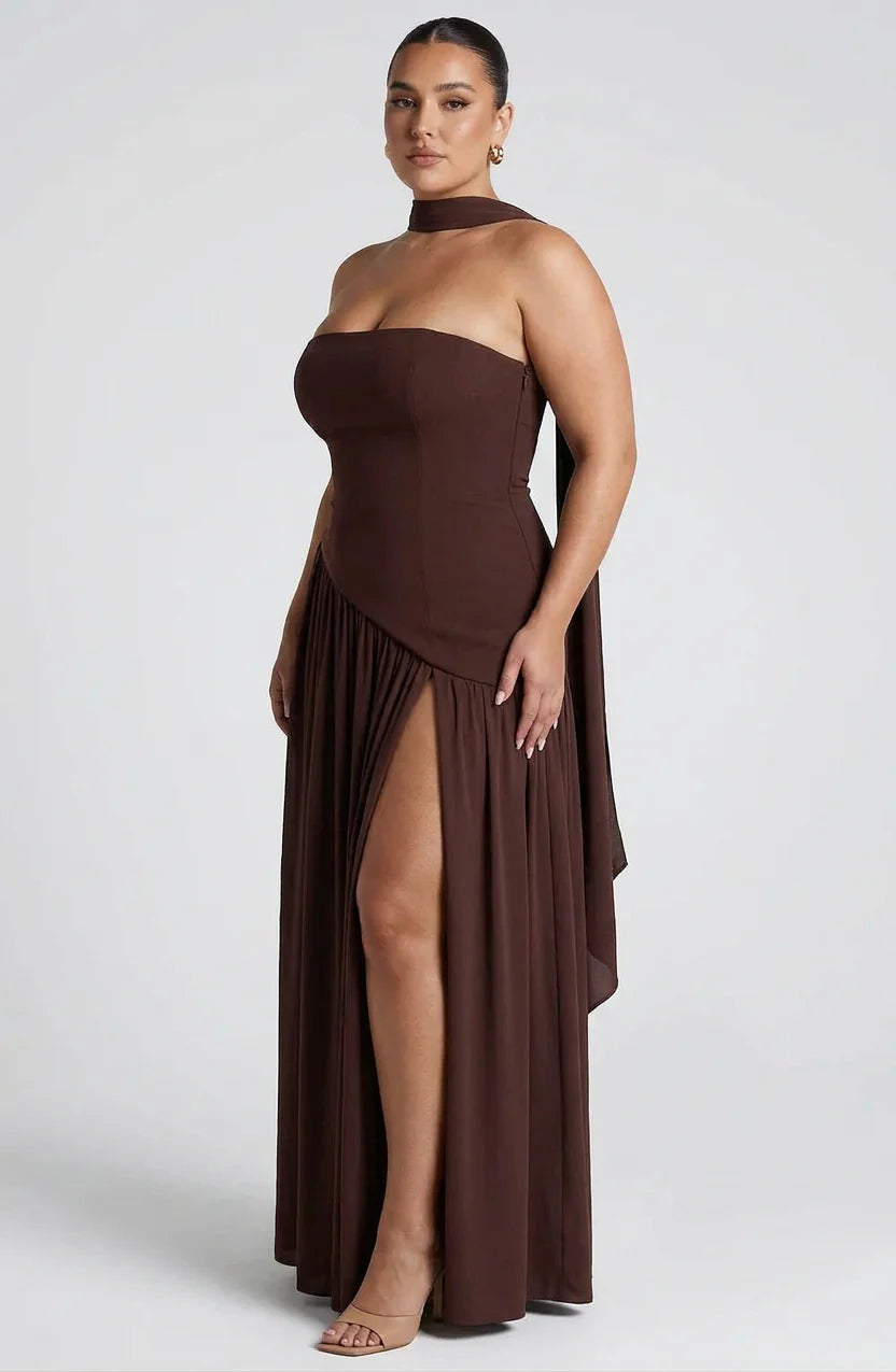 Karola Colorblock Maxi Dress