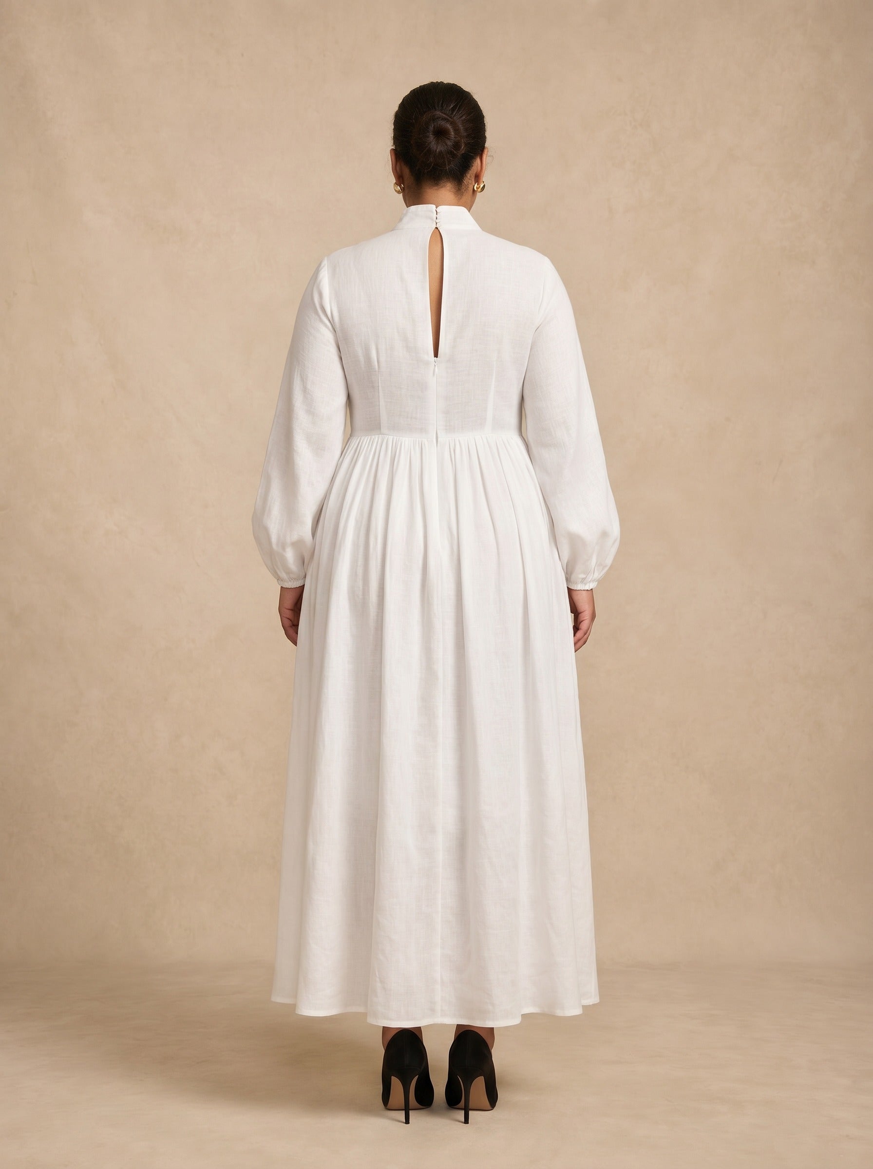 Celine White Maxi Dress