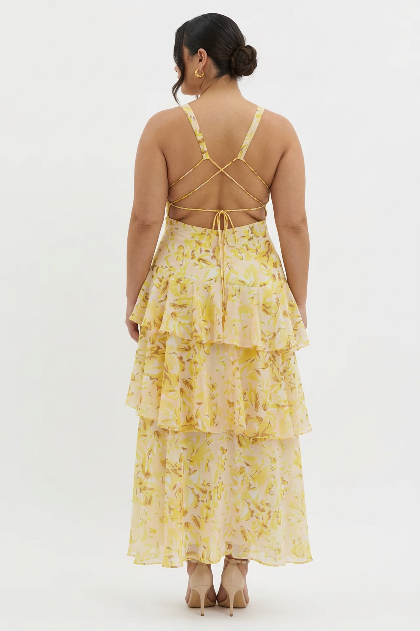 Dorotea Tiered Maxi Dress