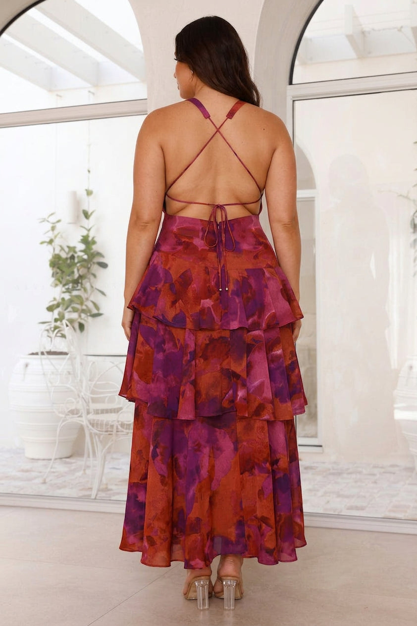 Dorotea Tiered Maxi Dress