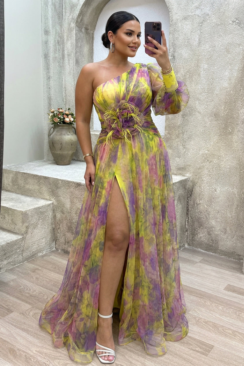 Grace Pleated Maxi Dress
