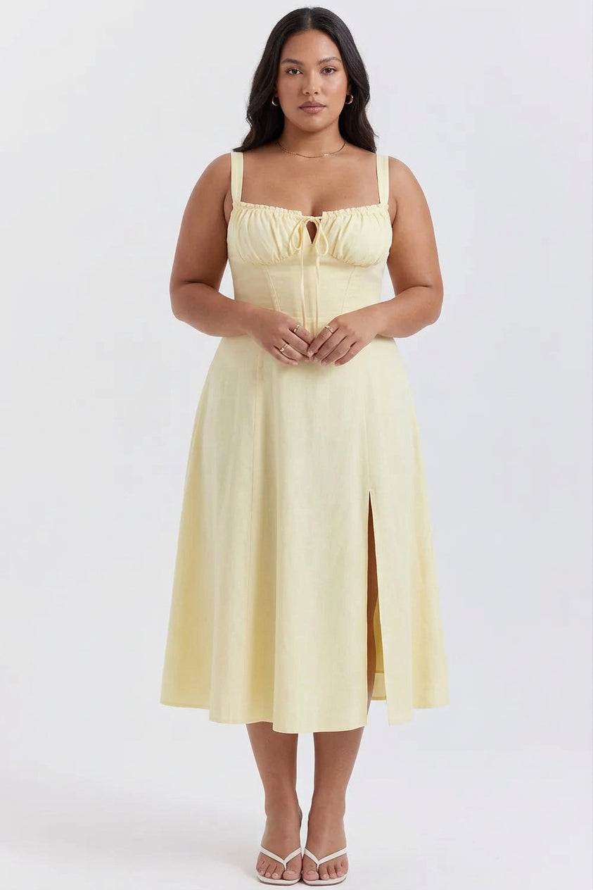 Amélie Corset Midi Dress