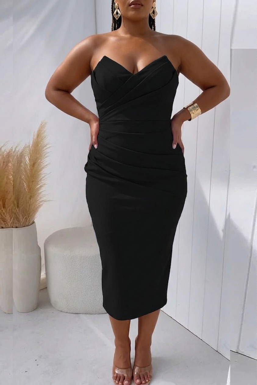 Juno Open Back Midi Dress