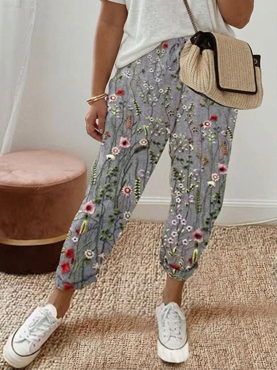 Lunavera Floral Relaxed Pants