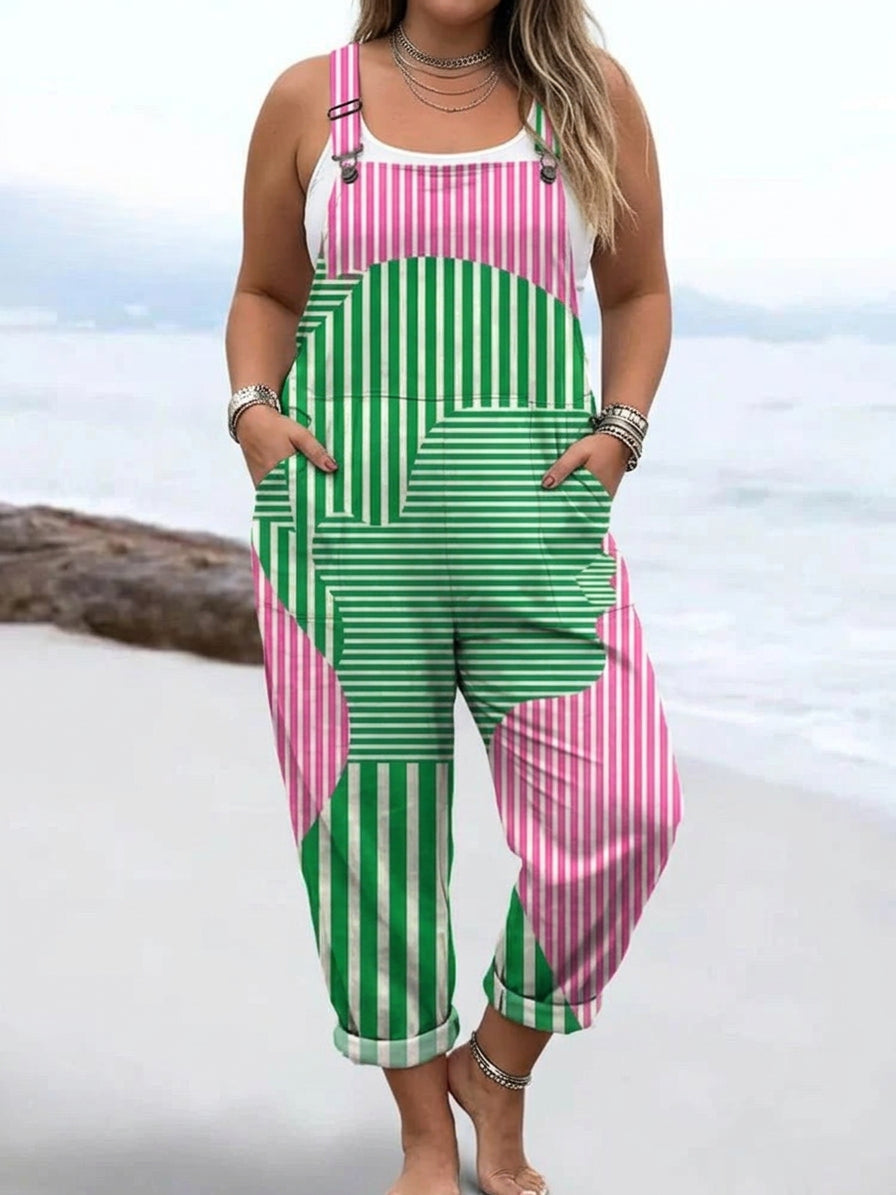 Abstract Shape Jumpsuit