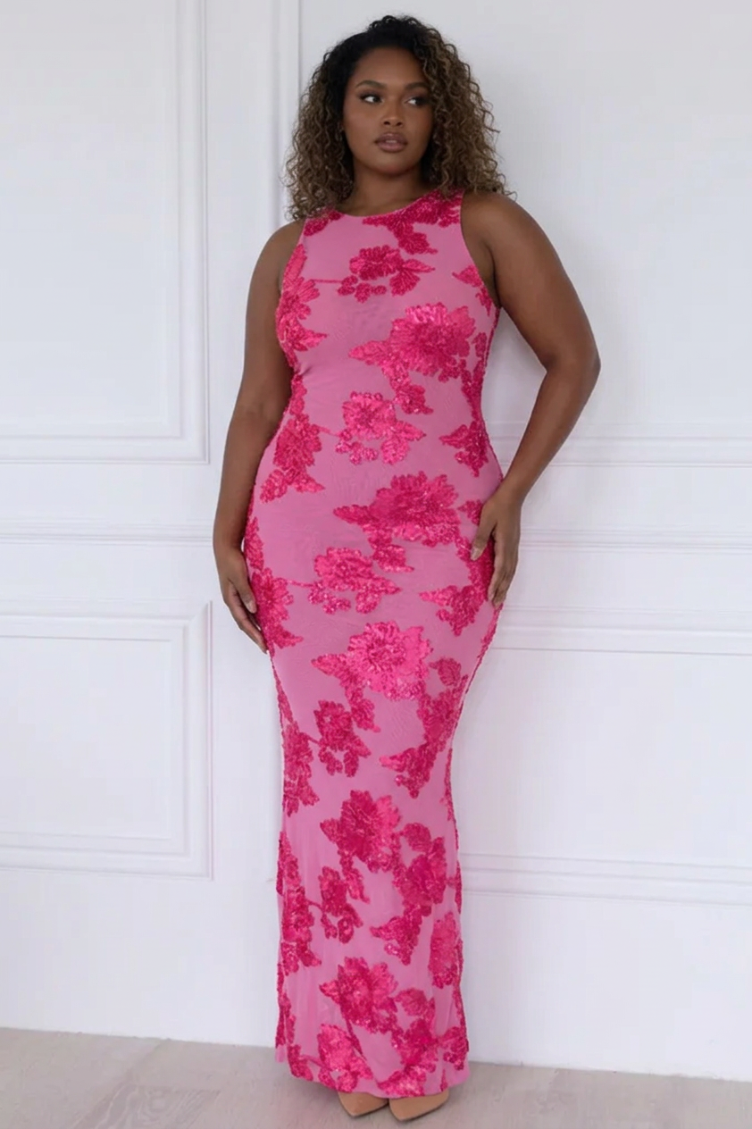 Amara Embroidered Maxi Dress