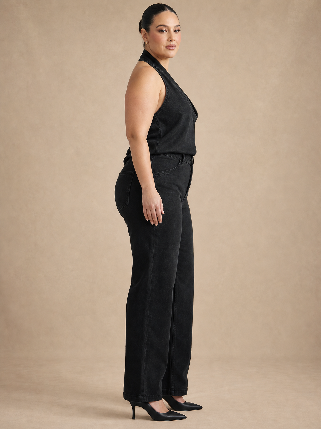 Ivy Denim Two-Piece Set