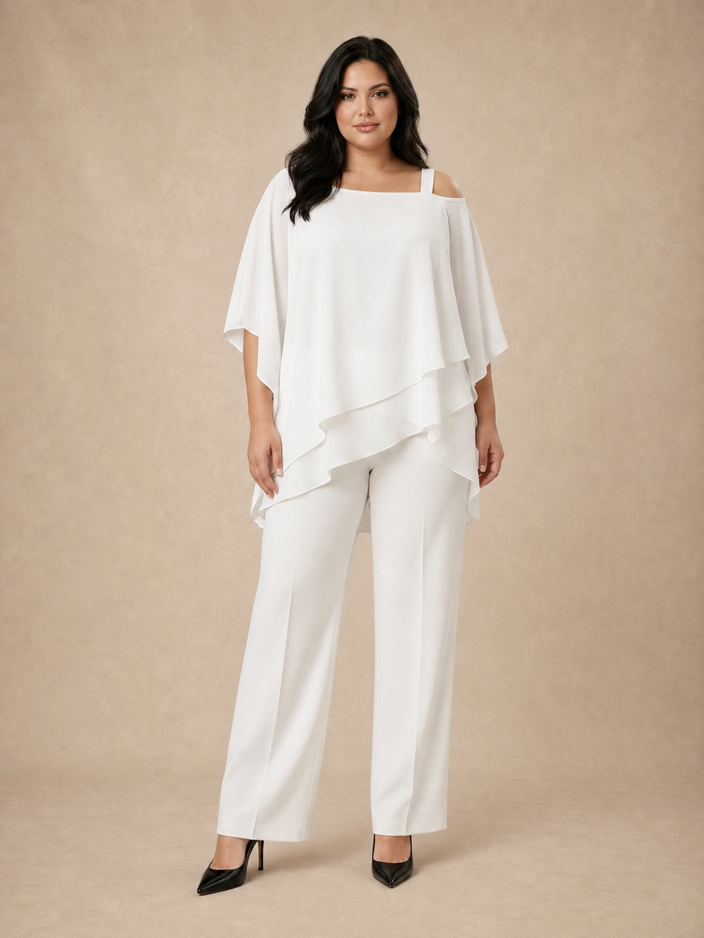Clara Layered-Blouse Set