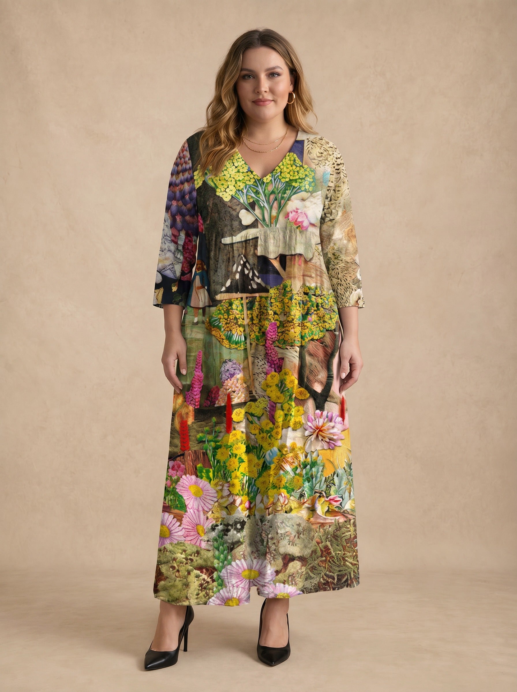 Floravelle Botanical Maxi Dress