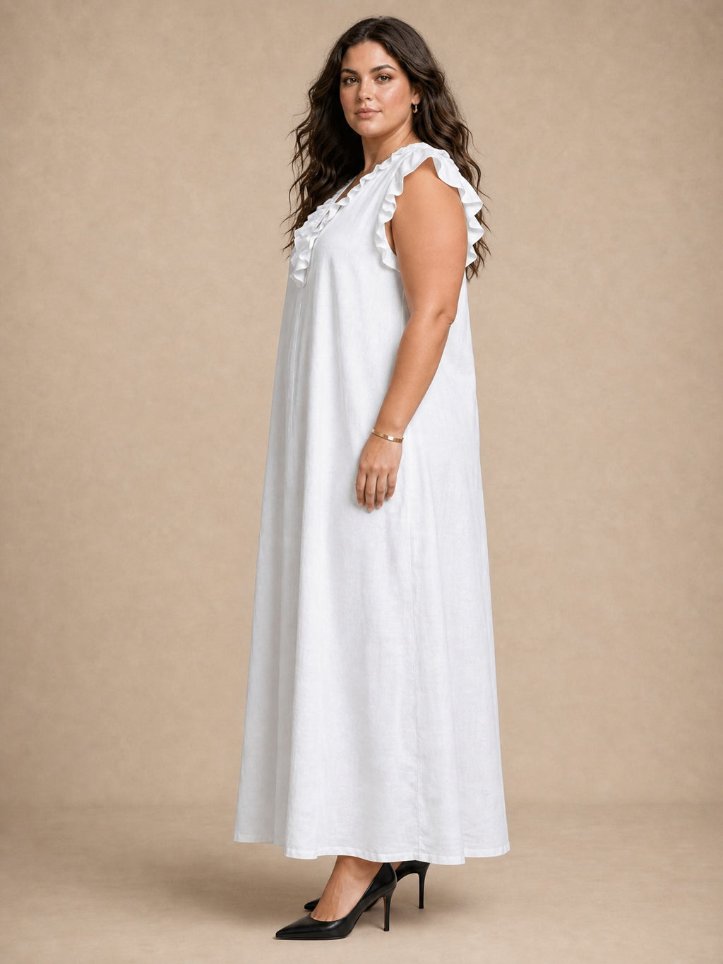 Sienna Ruffle Maxi Dress