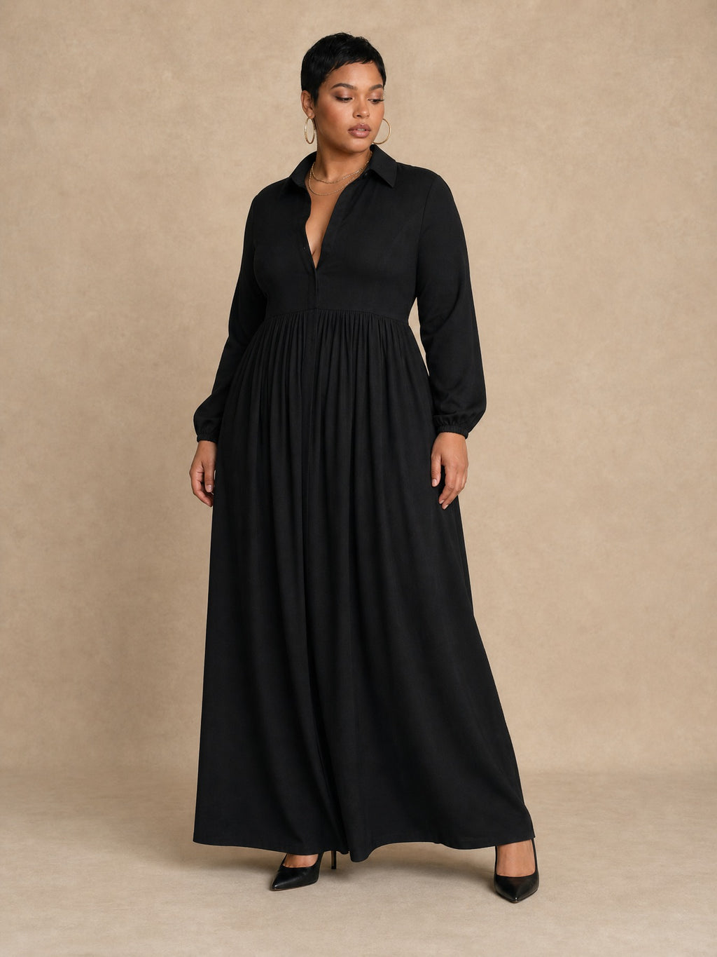 Celine Black Maxi Dress