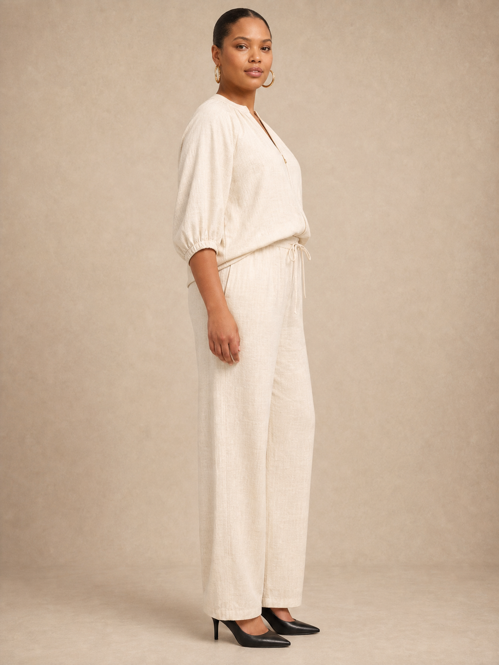 Adeline Casual Set with Zipper