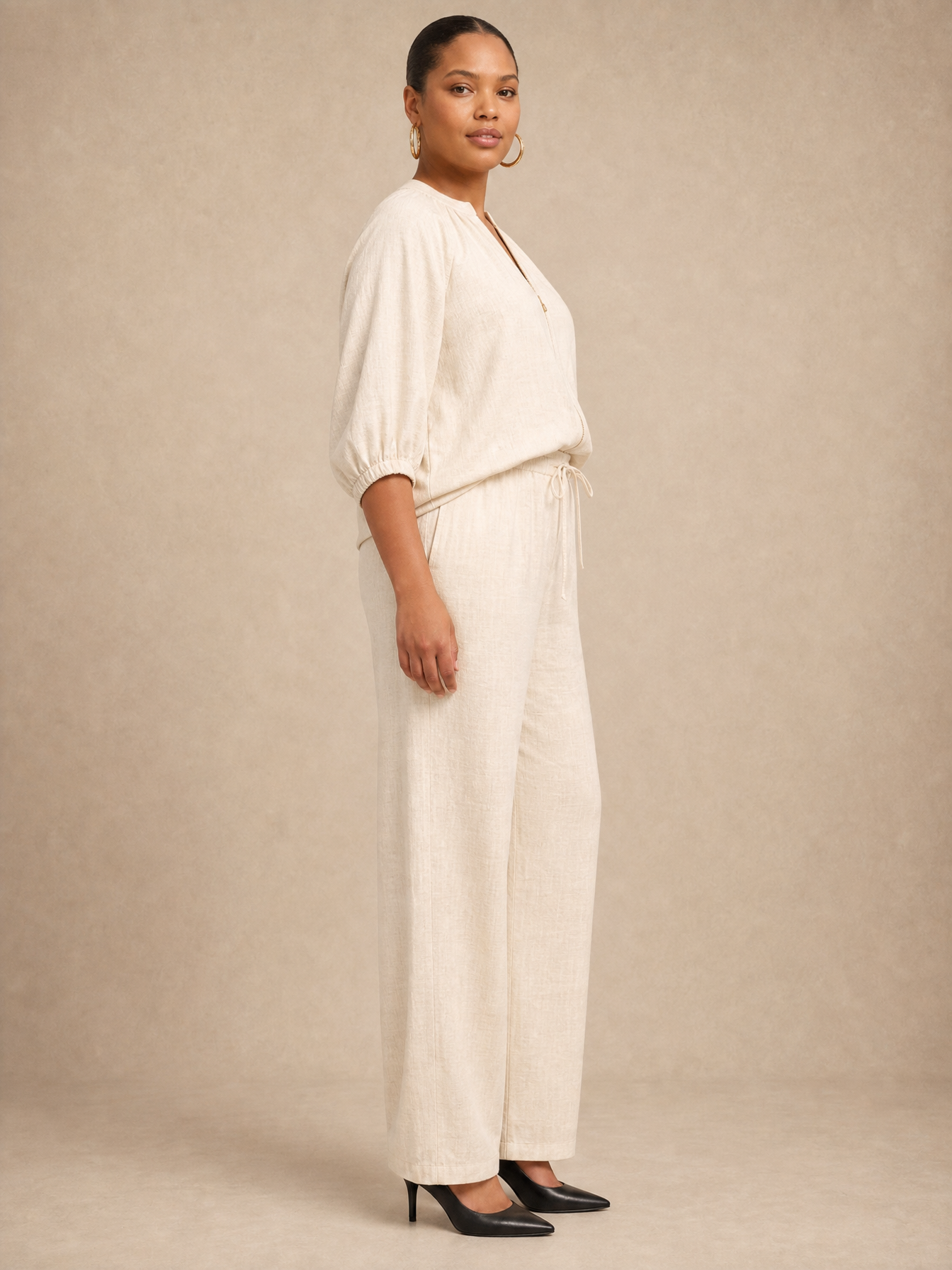 Adeline Casual Set with Zipper