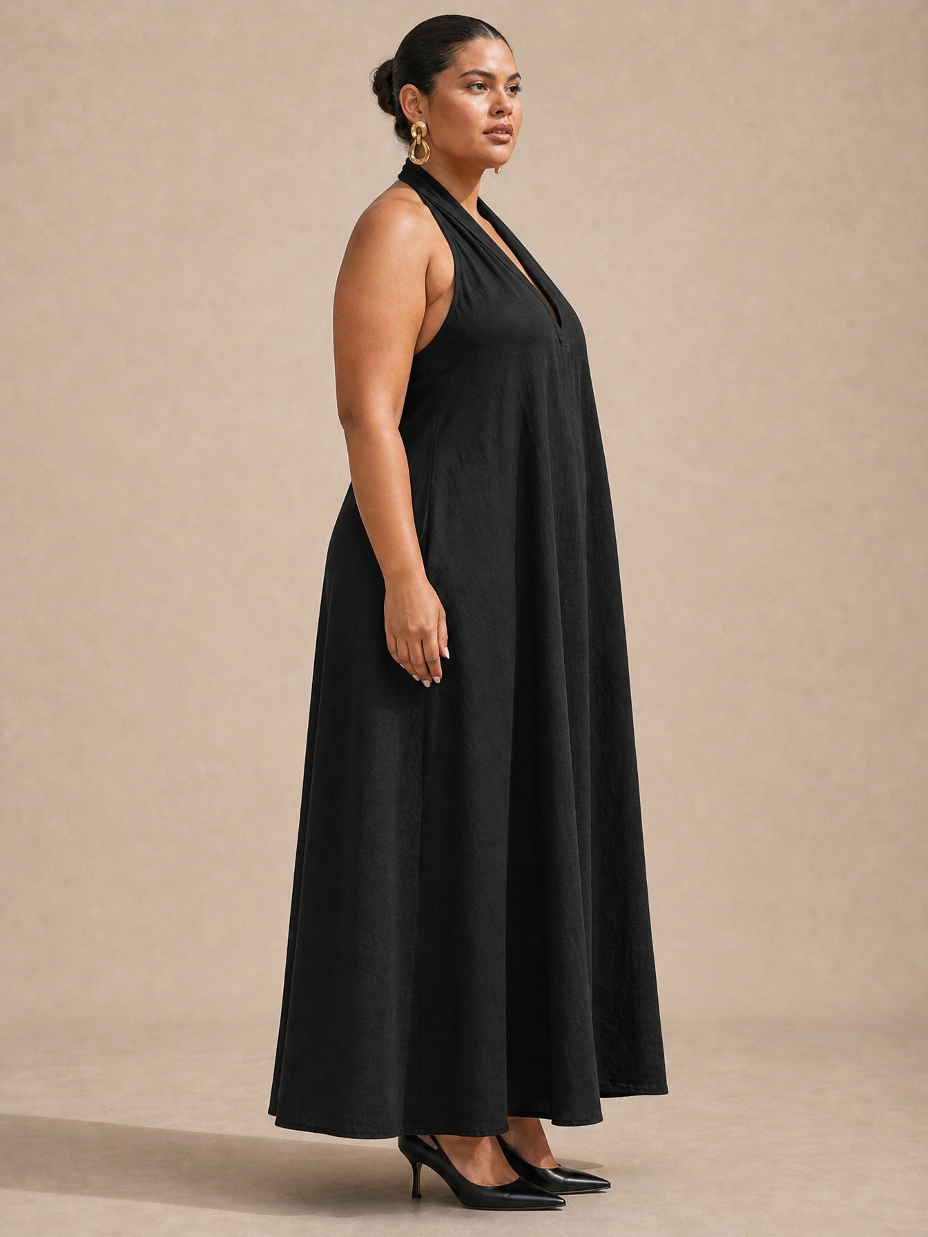 Aveline Halter Maxi Dress
