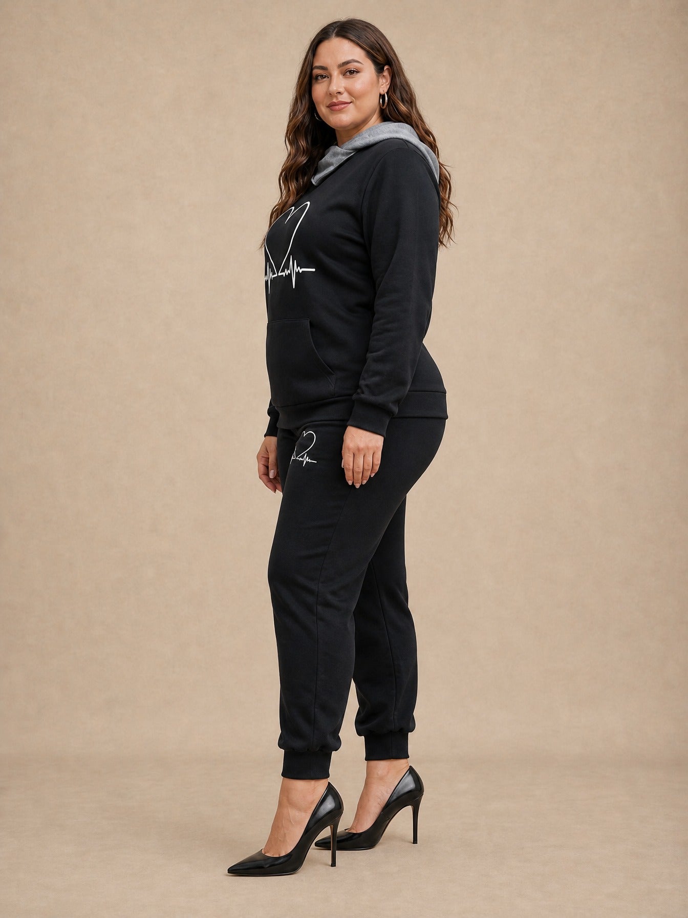 Marcia Heartbeat Tracksuit Set