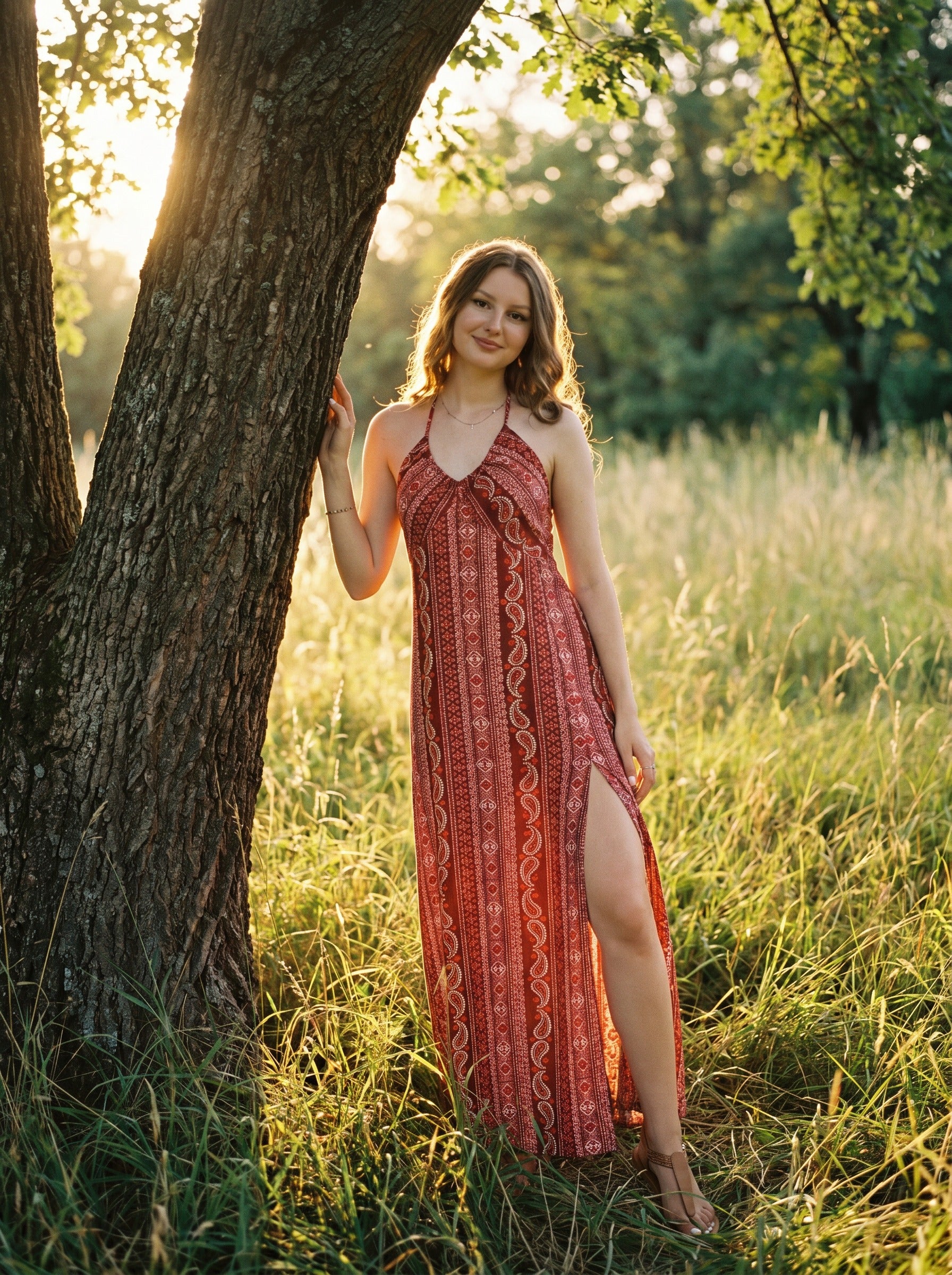 Odette Slip Maxi Dress in Heirloom Paisley