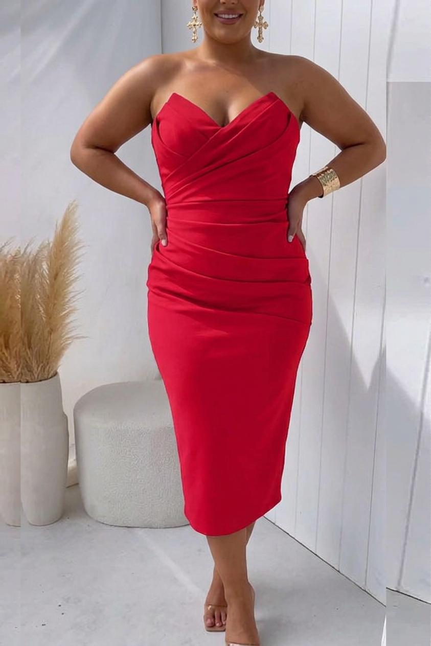 Juno Open Back Midi Dress