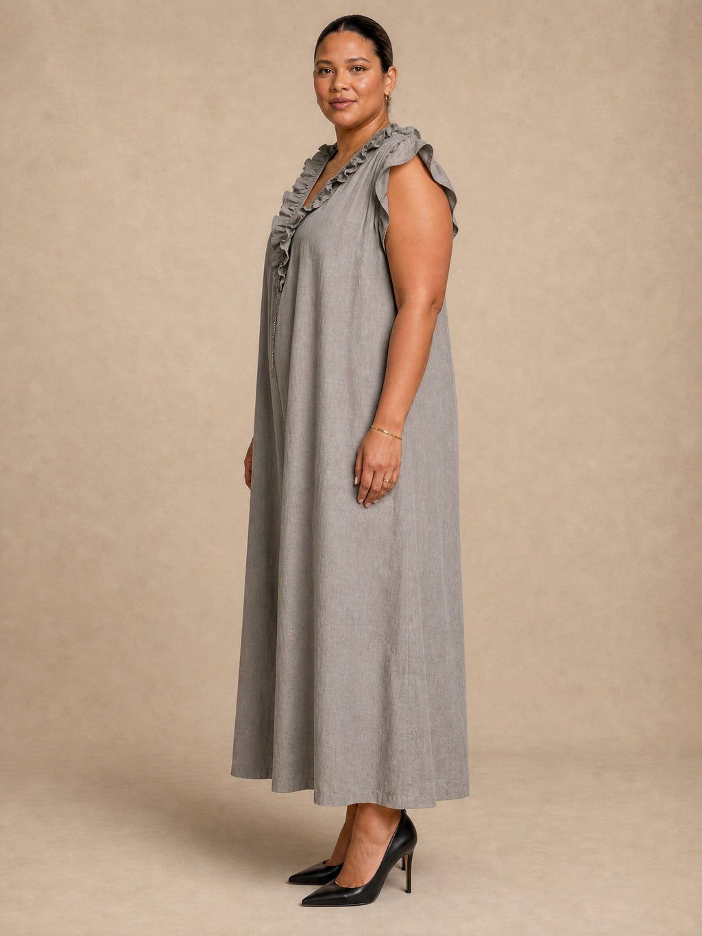 Sienna Ruffle Maxi Dress