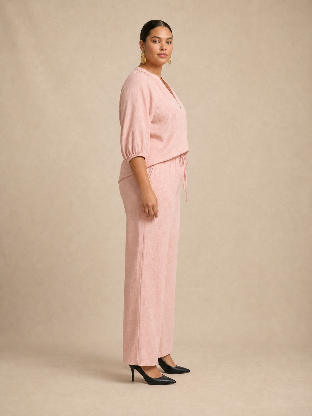 Adeline Casual Set with Zipper