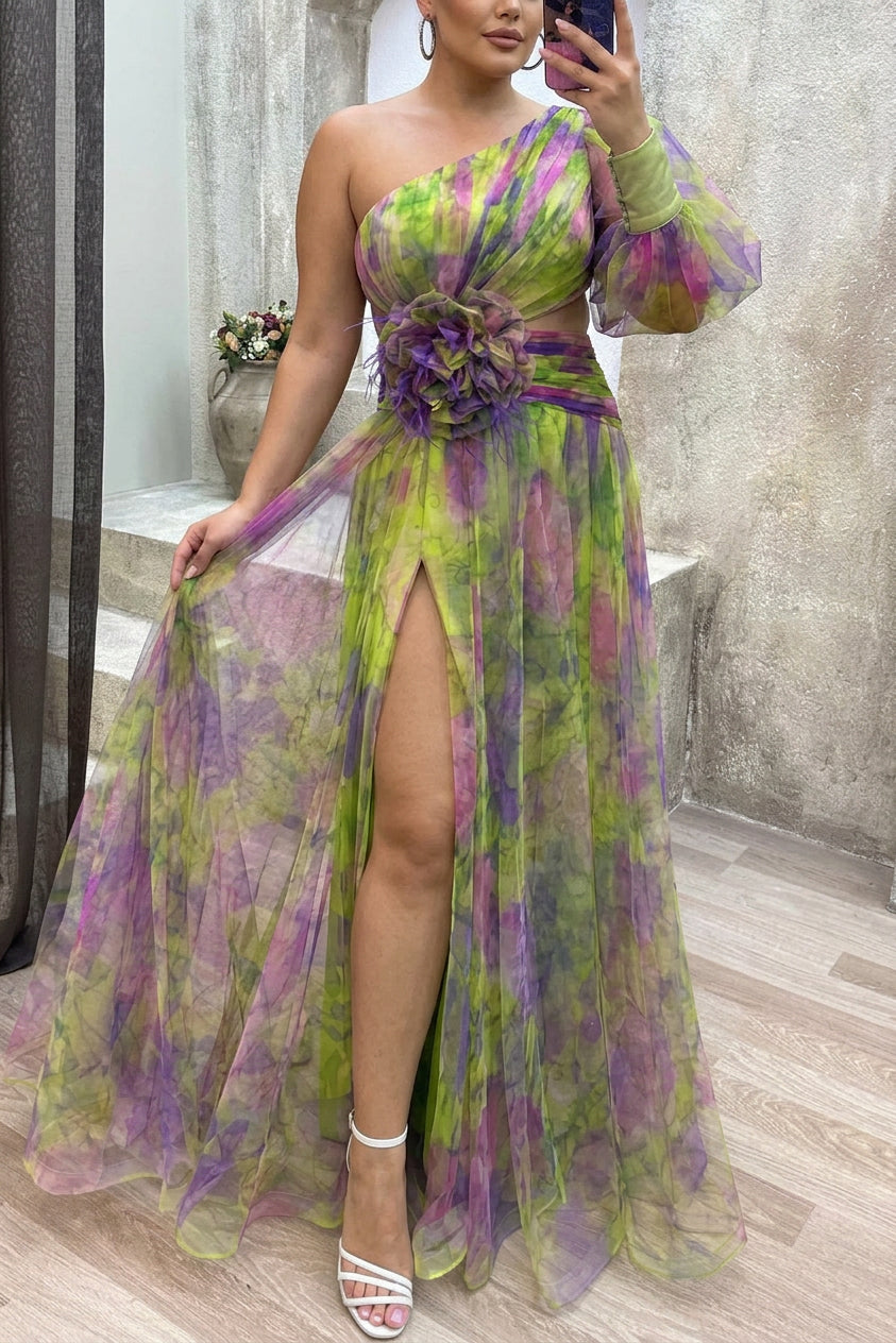 Grace Pleated Maxi Dress