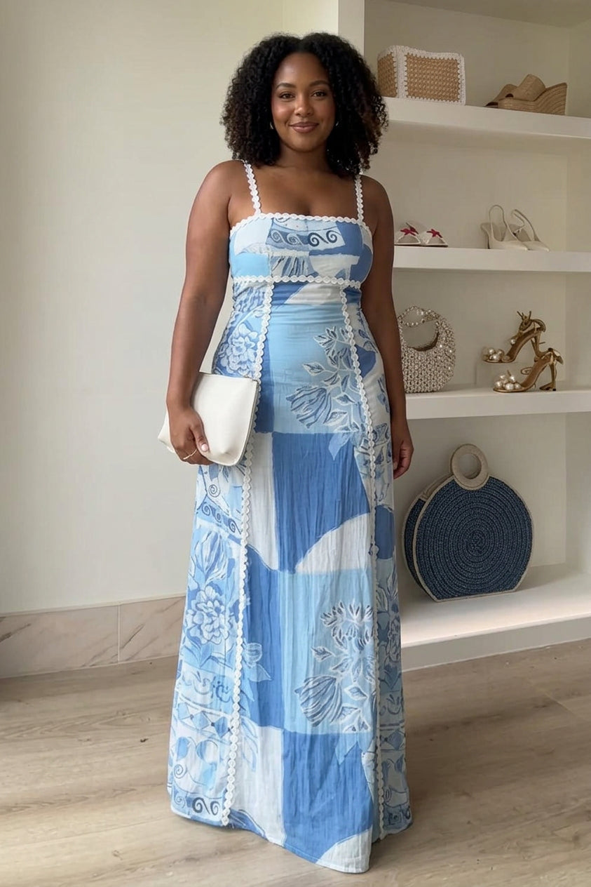 Eleonore Ric Rac Maxi Dress