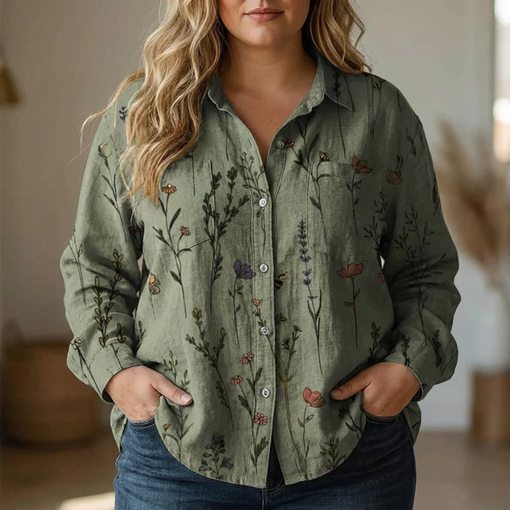 Rebecca Bohemian Print Blouse