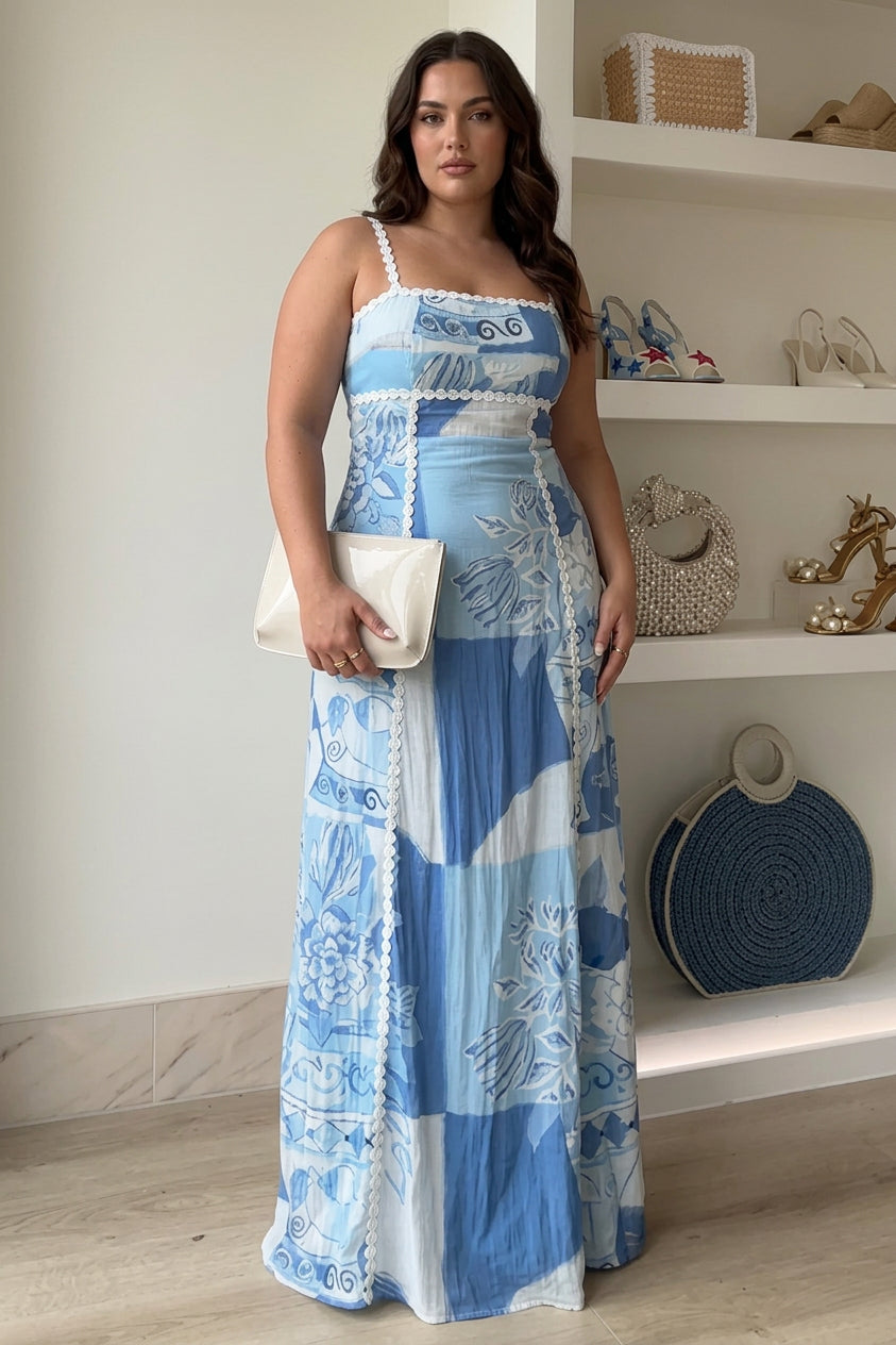 Eleonore Ric Rac Maxi Dress