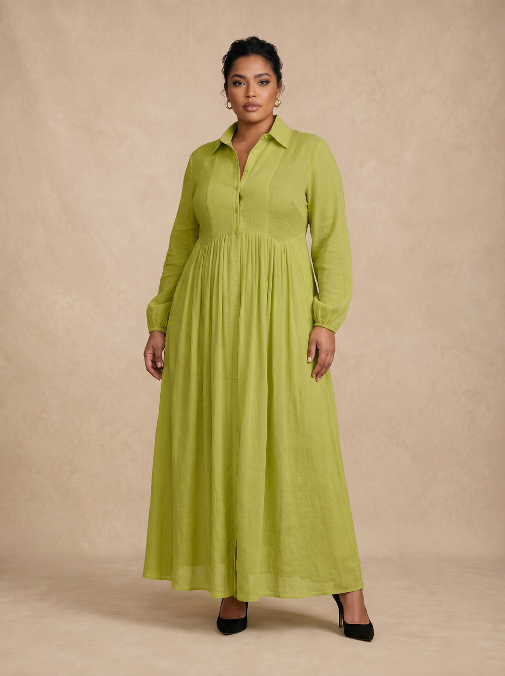 Celine Green Maxi Dress