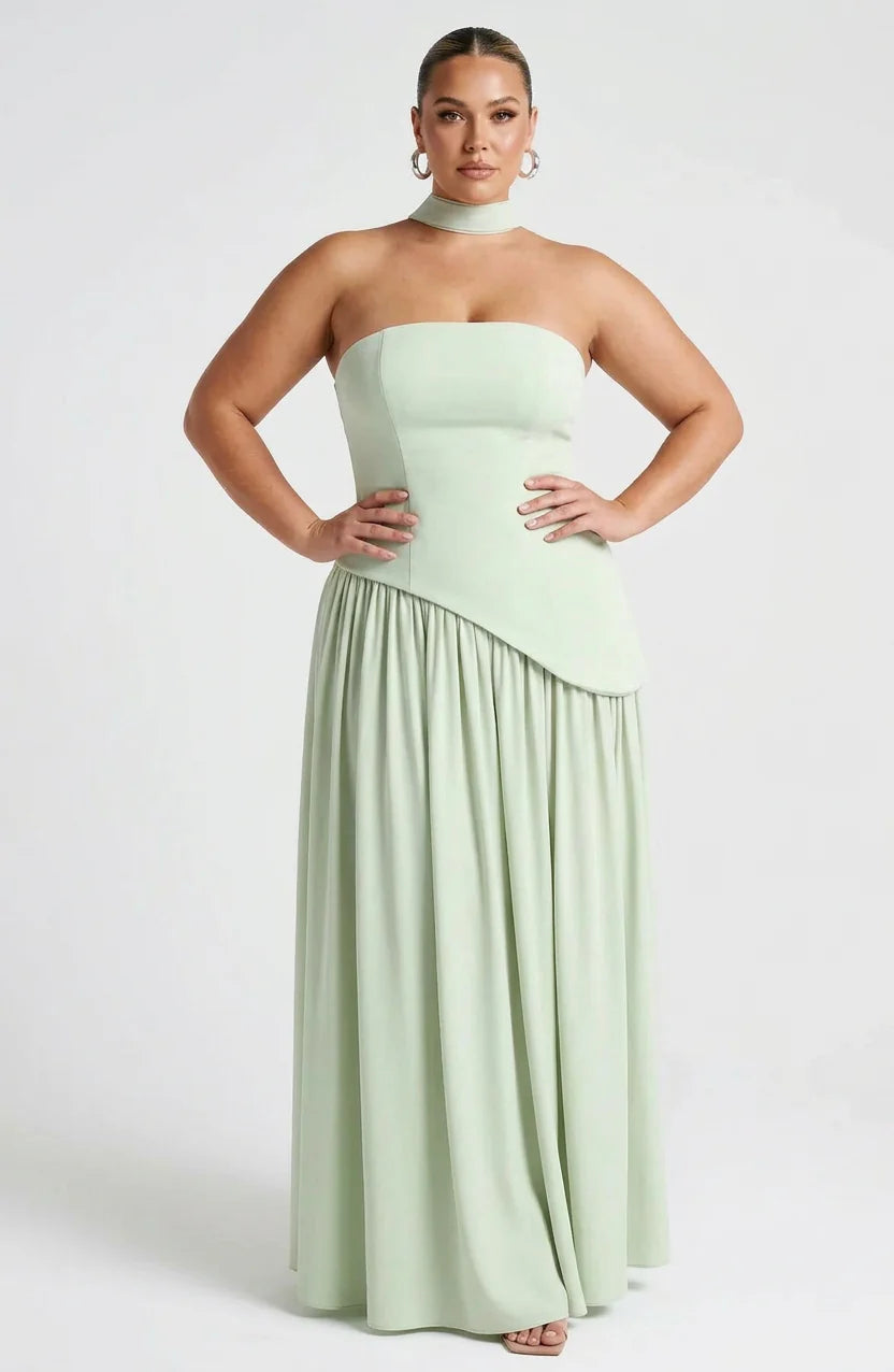 Karola Colorblock Maxi Dress