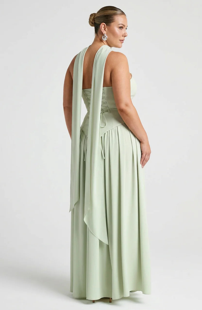 Karola Colorblock Maxi Dress
