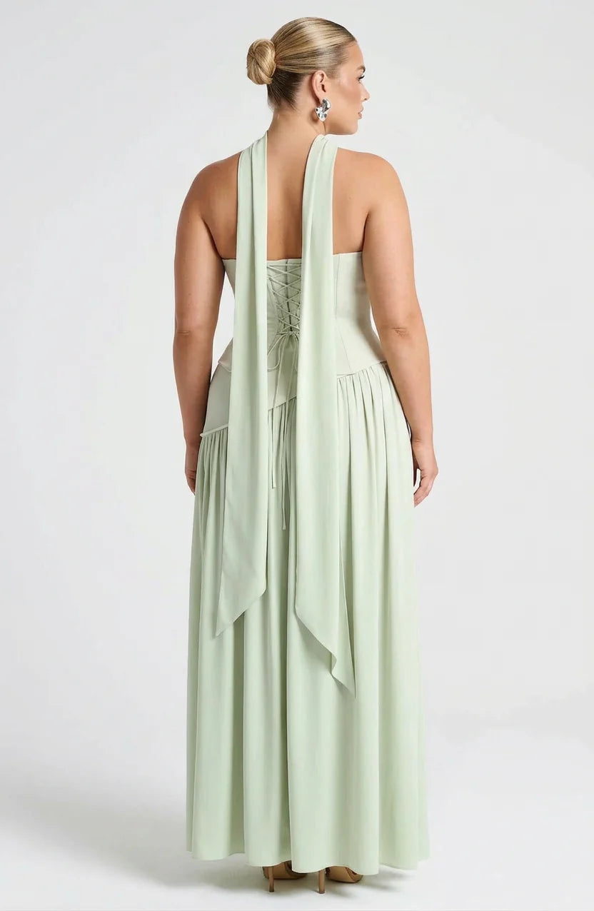 Karola Colorblock Maxi Dress