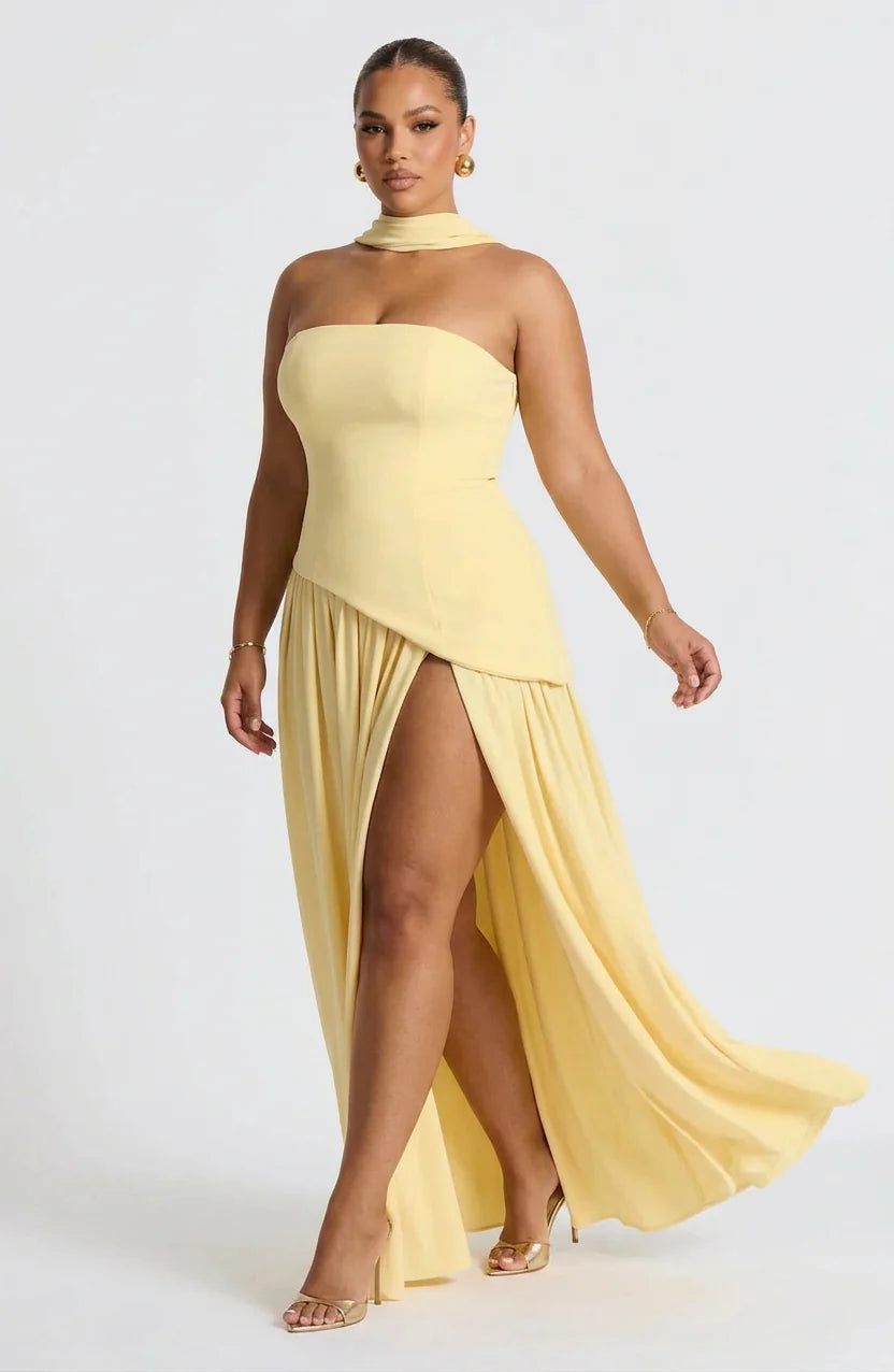 Karola Colorblock Maxi Dress