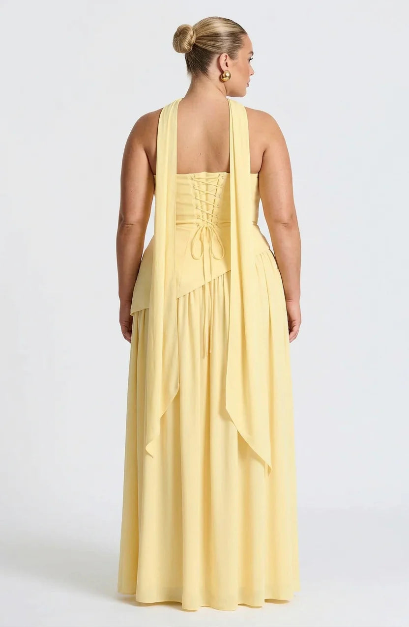 Karola Colorblock Maxi Dress