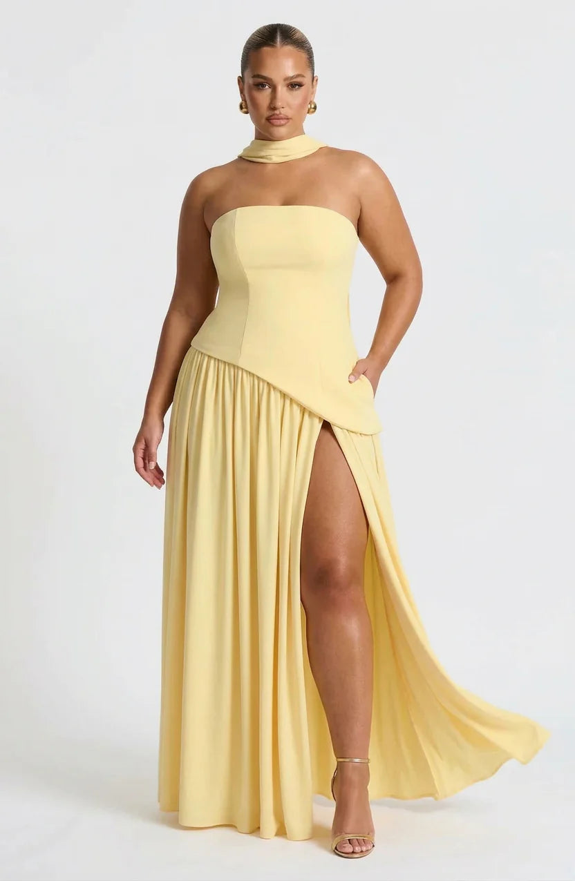 Karola Colorblock Maxi Dress