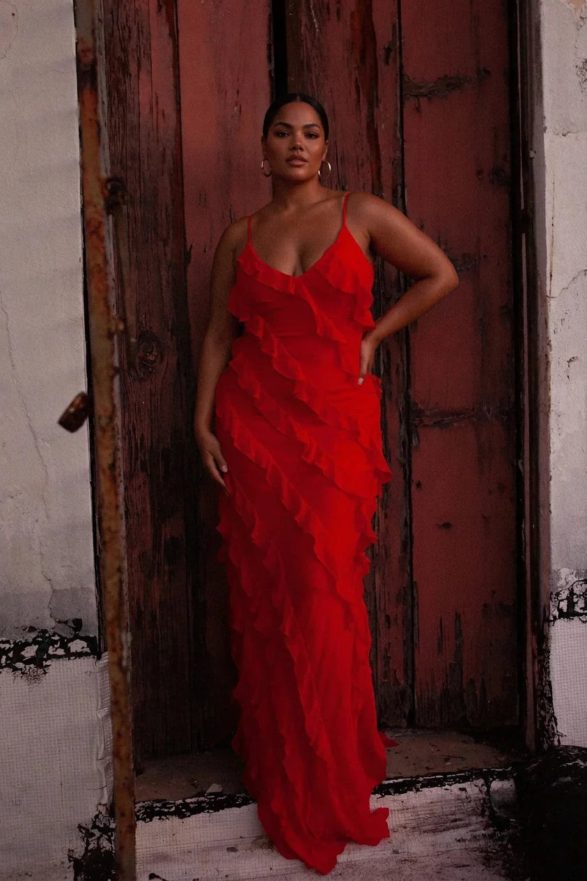 Mikala Chiffon Maxi Dress