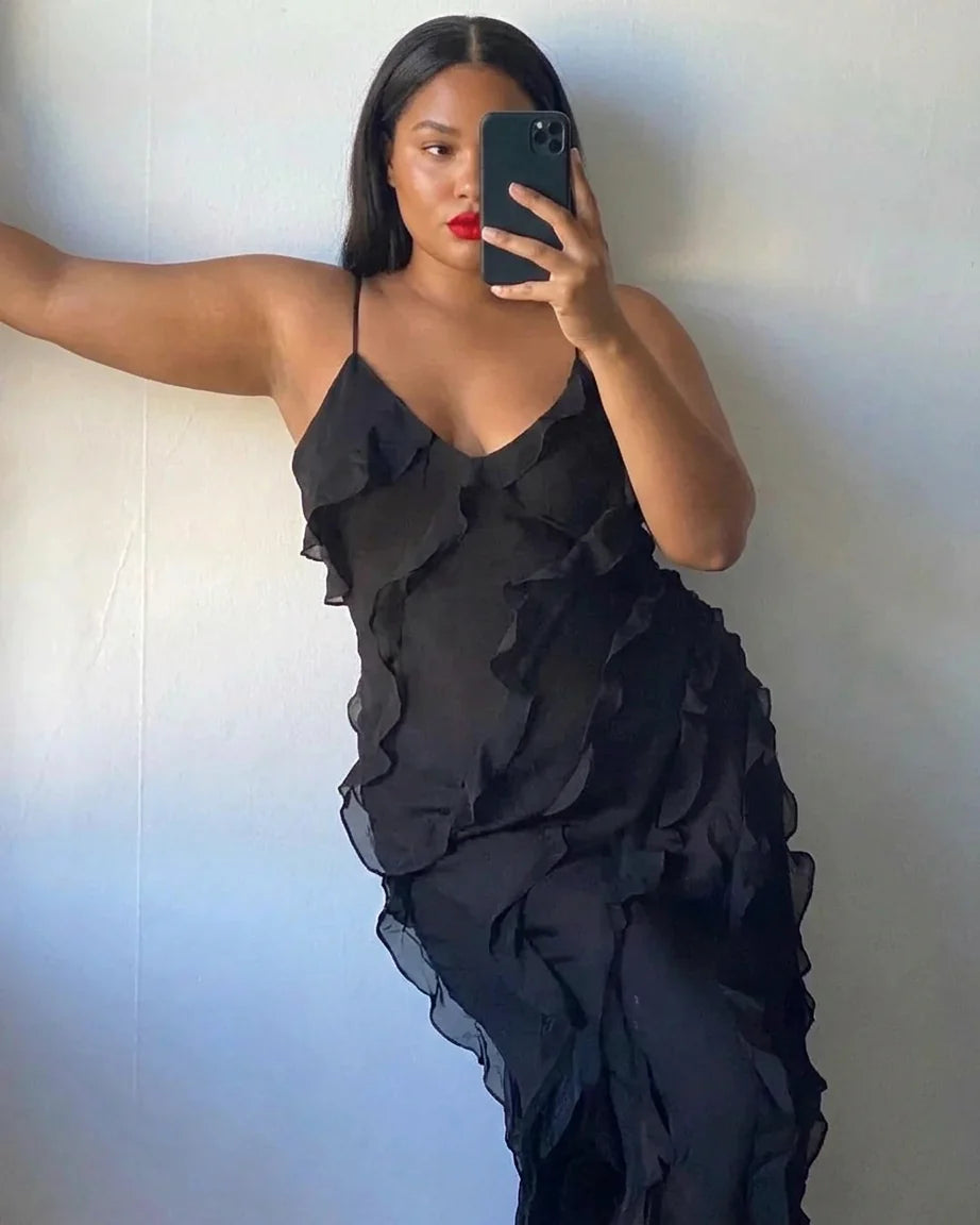 Mikala Chiffon Maxi Dress