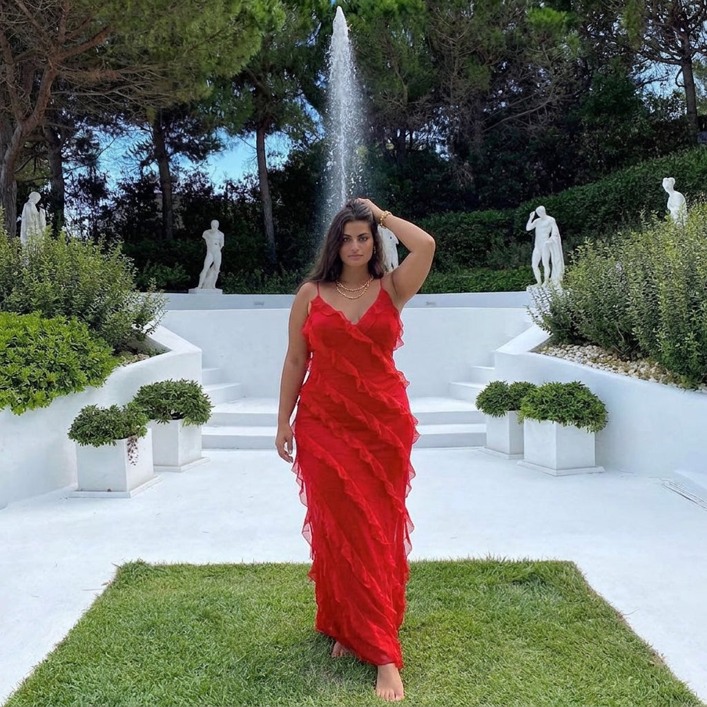 Mikala Chiffon Maxi Dress