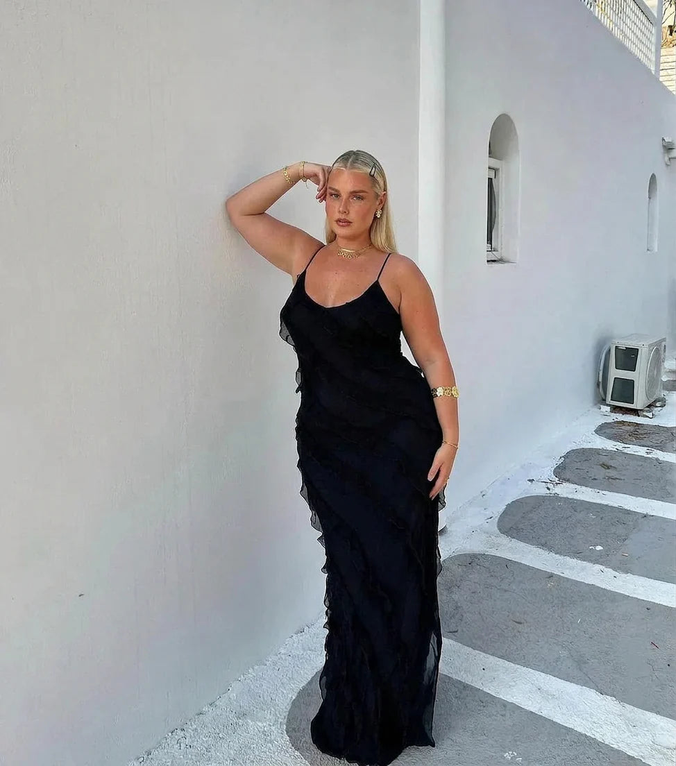 Mikala Chiffon Maxi Dress