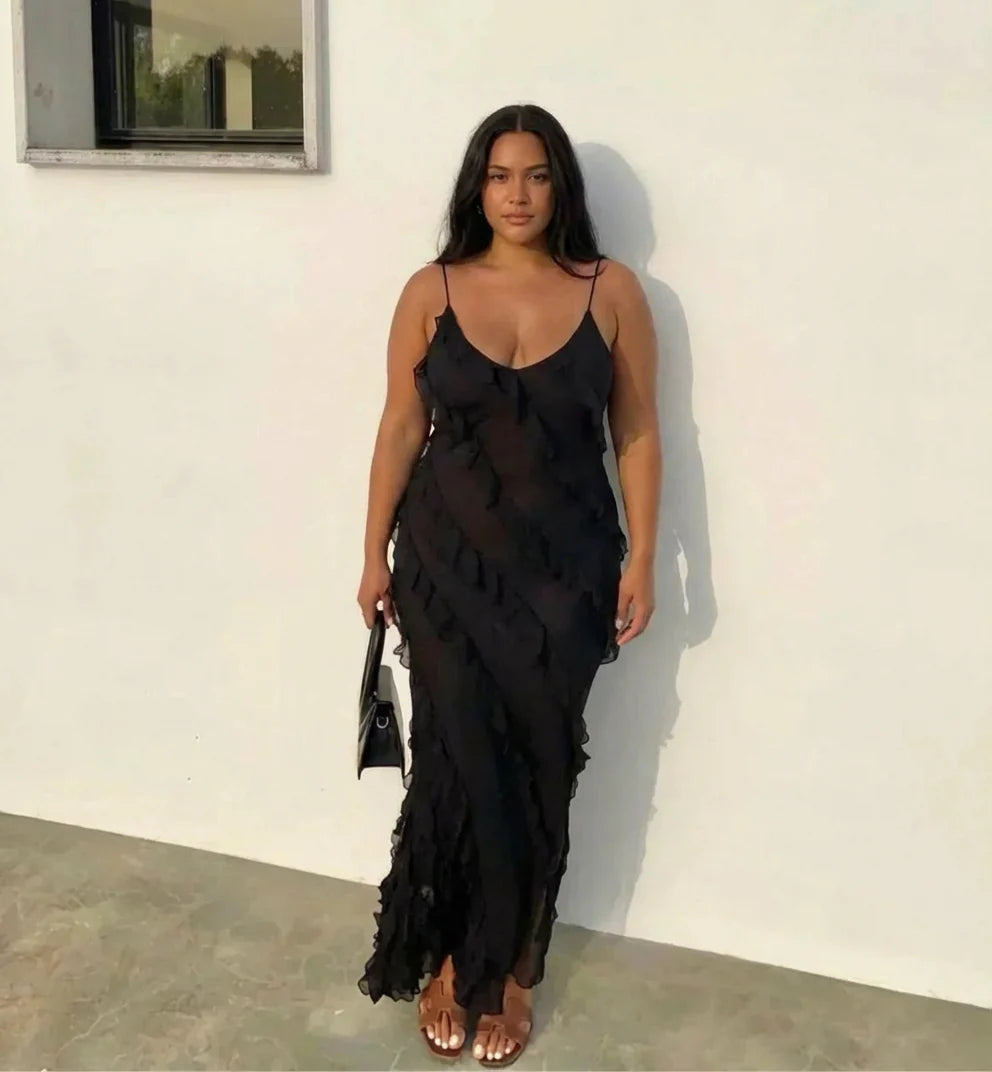 Mikala Chiffon Maxi Dress