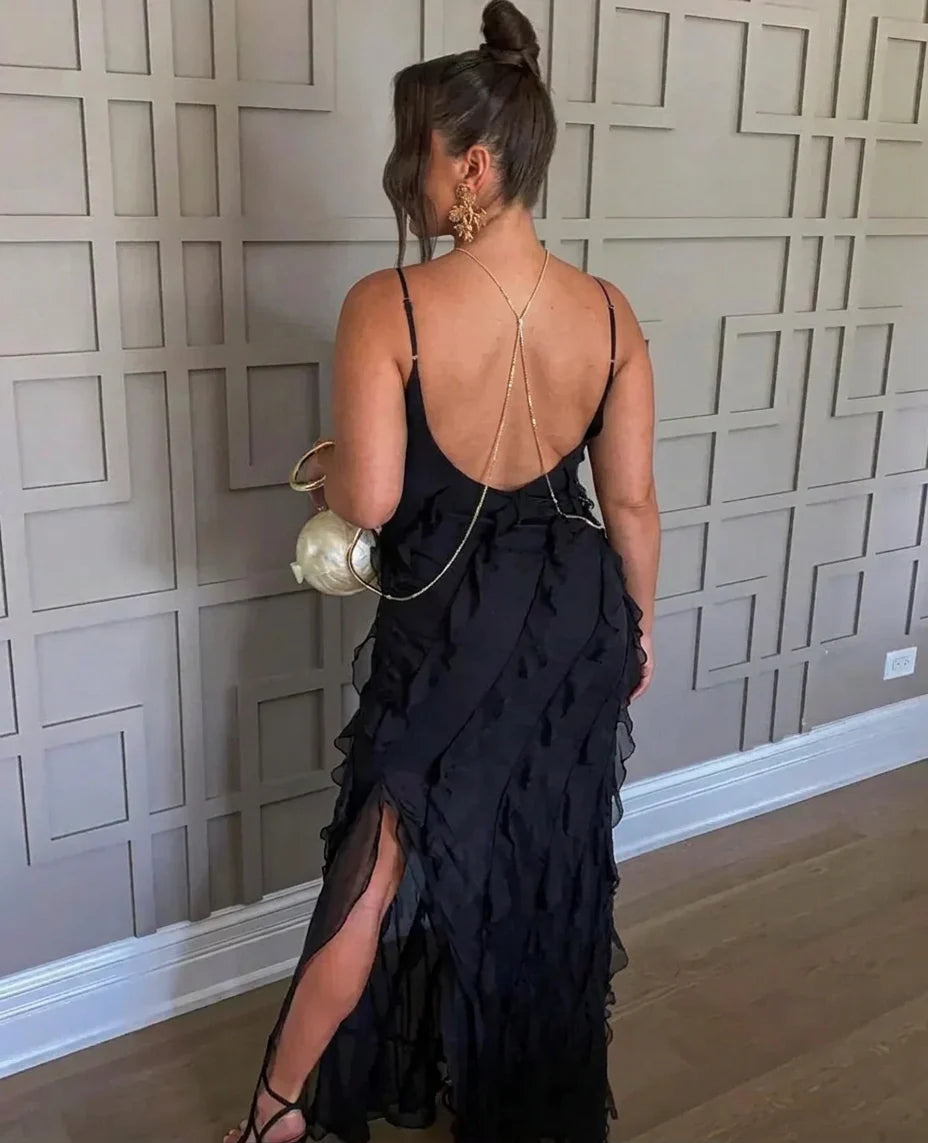Mikala Chiffon Maxi Dress