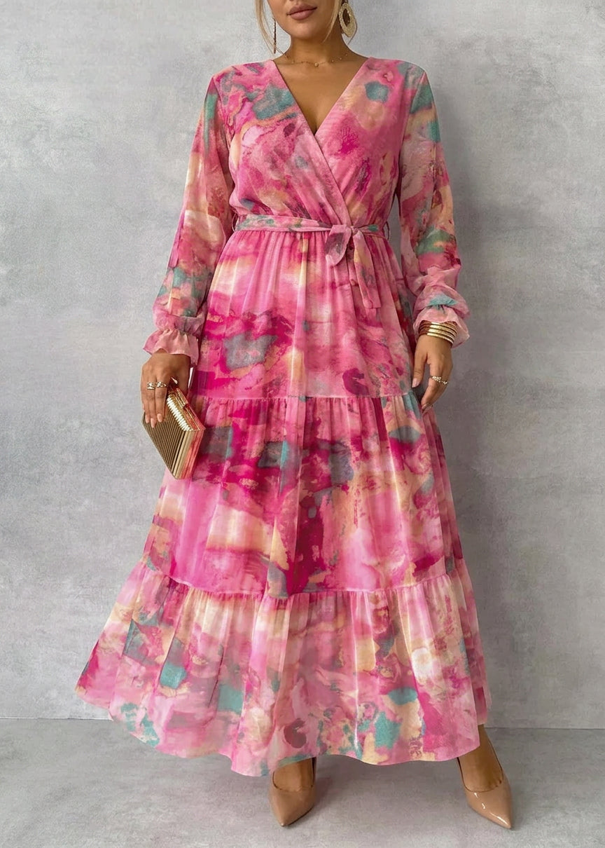 Meli Floral Wrap Dress