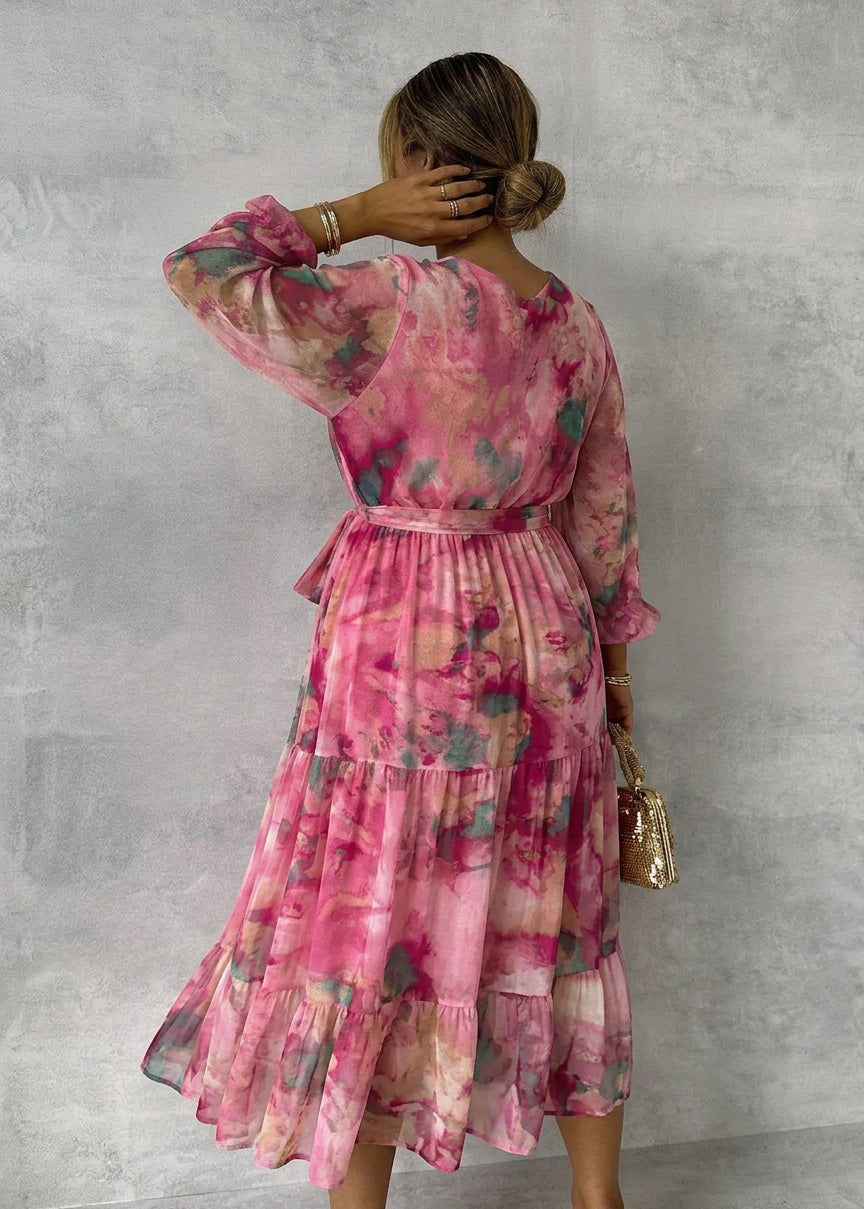 Meli Floral Wrap Dress