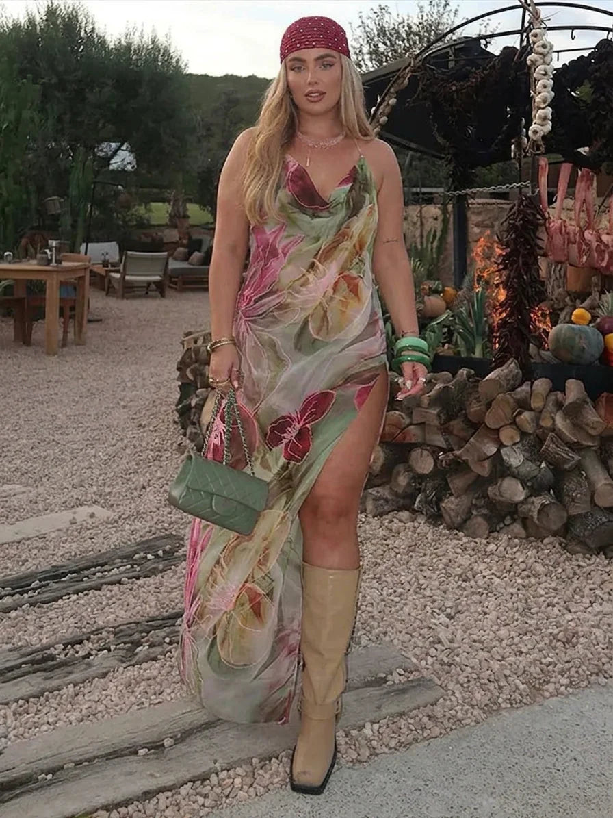 Marzia Botanical Maxi Dress