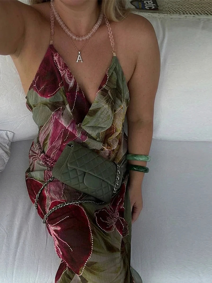 Marzia Botanical Maxi Dress