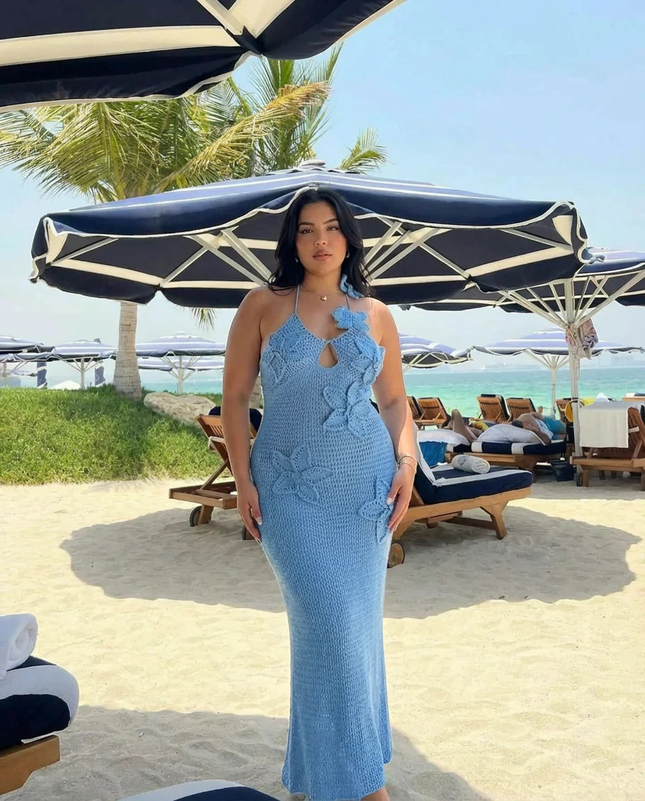 Lusigna Crochet Maxi Dress