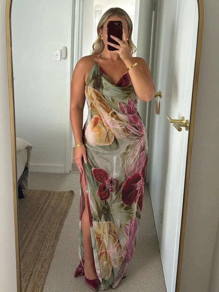 Marzia Botanical Maxi Dress